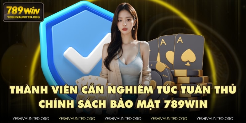 Thành viên cần nghiêm túc tuân thủ chính sách bảo mật 789WIN